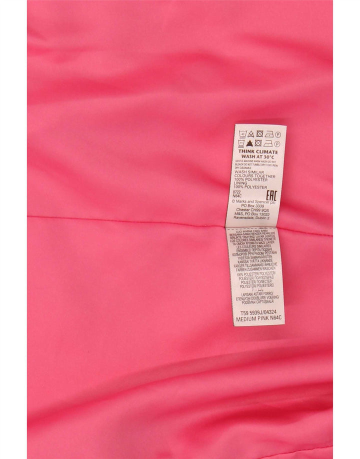 Женский пиджак с открытыми рукавами 3/4 Marks & Spencer UK 12, средний розовый