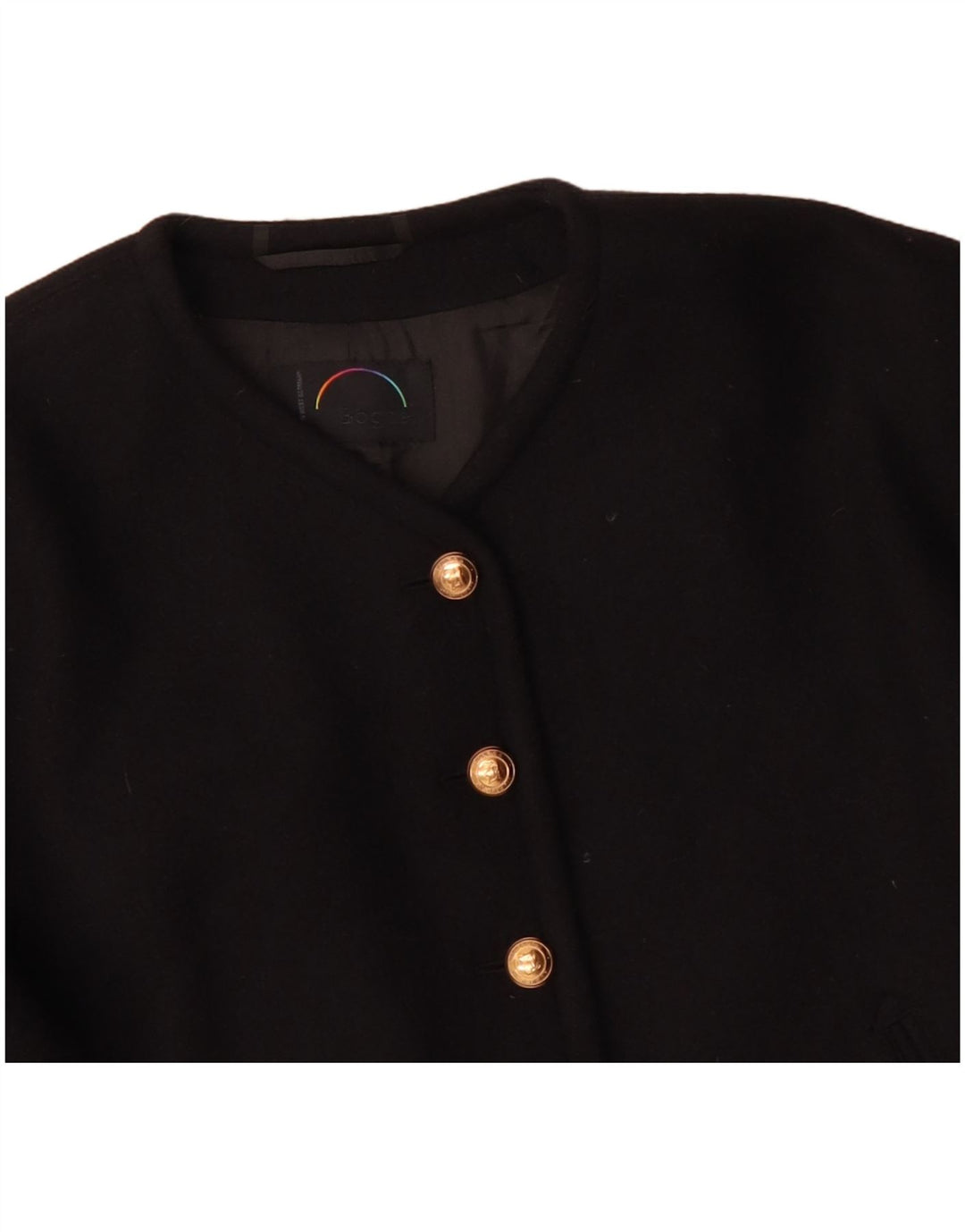 Женский укороченный пиджак на 5 пуговицах BOGNER UK 18 XL, черный