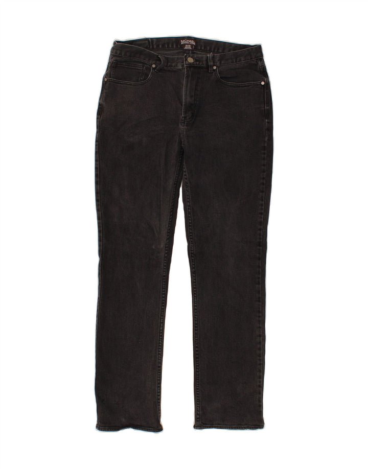 MICHAEL KORS Womens Slim Jeans W32 L29  Black Cotton Vintage Michael Kors and Second-Hand Michael Kors from Messina Hembry 
