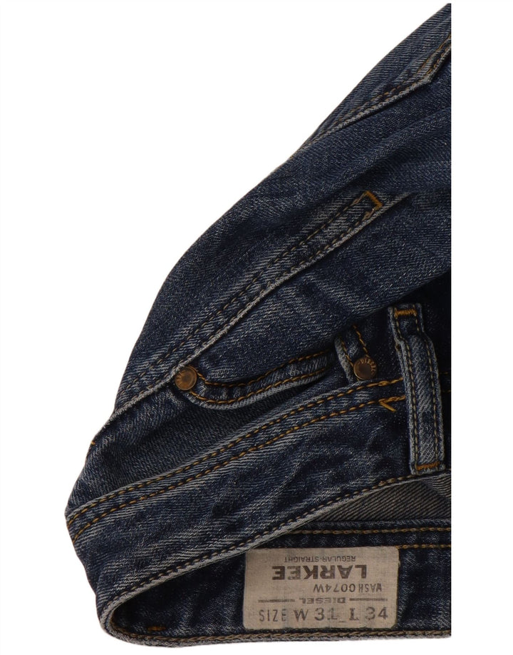 Мужские прямые джинсы DIESEL Larkee W31 L34, синий хлопок