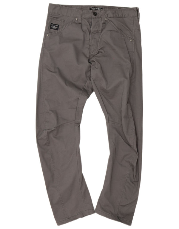 Мужские повседневные брюки Jack & Jones Anti Fit W34 L31, серые, хлопковые