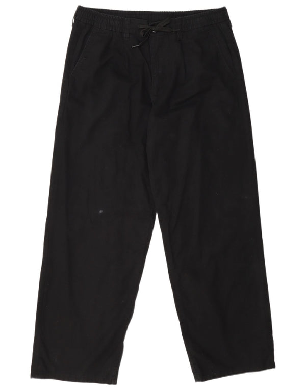 Мужские брюки-чиносы свободного кроя Jack & Jones, большие W34 L29, черный хлопок