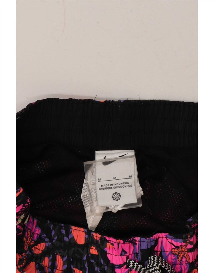Мужские спортивные шорты Nike, средние разноцветные цветочные шорты из полиамида