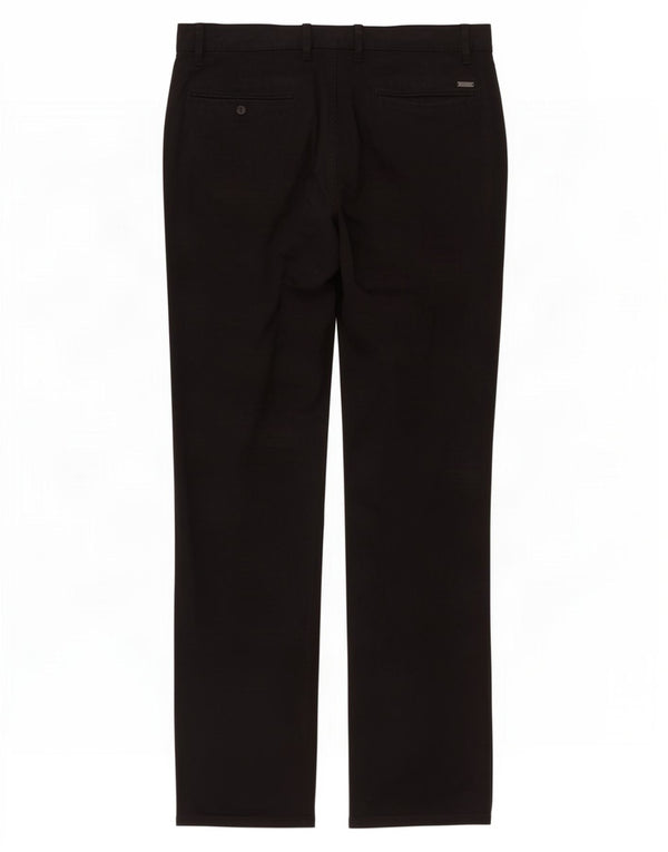 Мужские прямые брюки чинос Hugo Boss W38 L32, черный хлопок