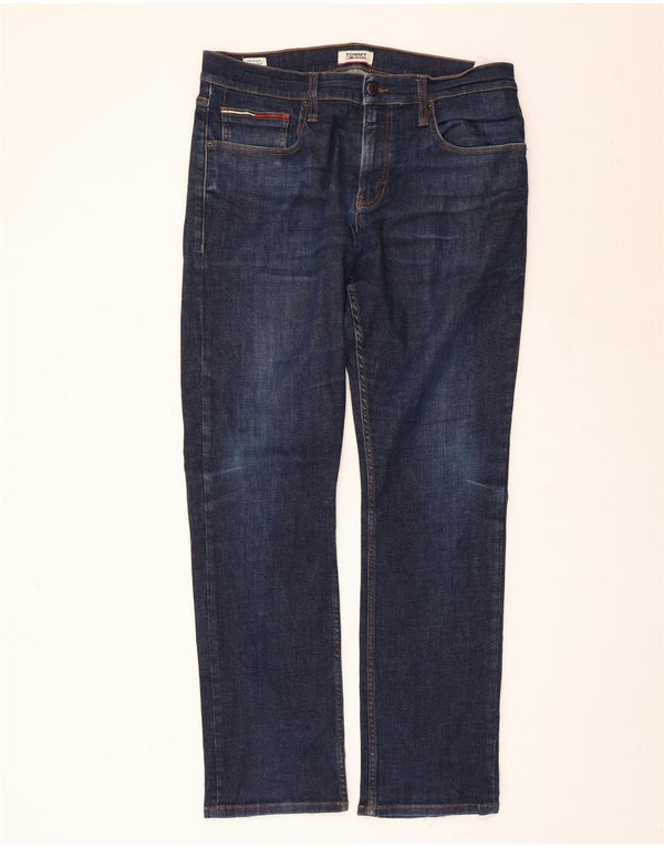 TOMMY HILFIGER Женские прямые джинсы W36 L32 Темно-синий хлопок