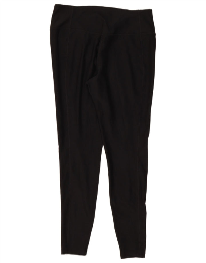 Женские леггинсы Nike Dri Fit UK 14, большие черные полиэстер