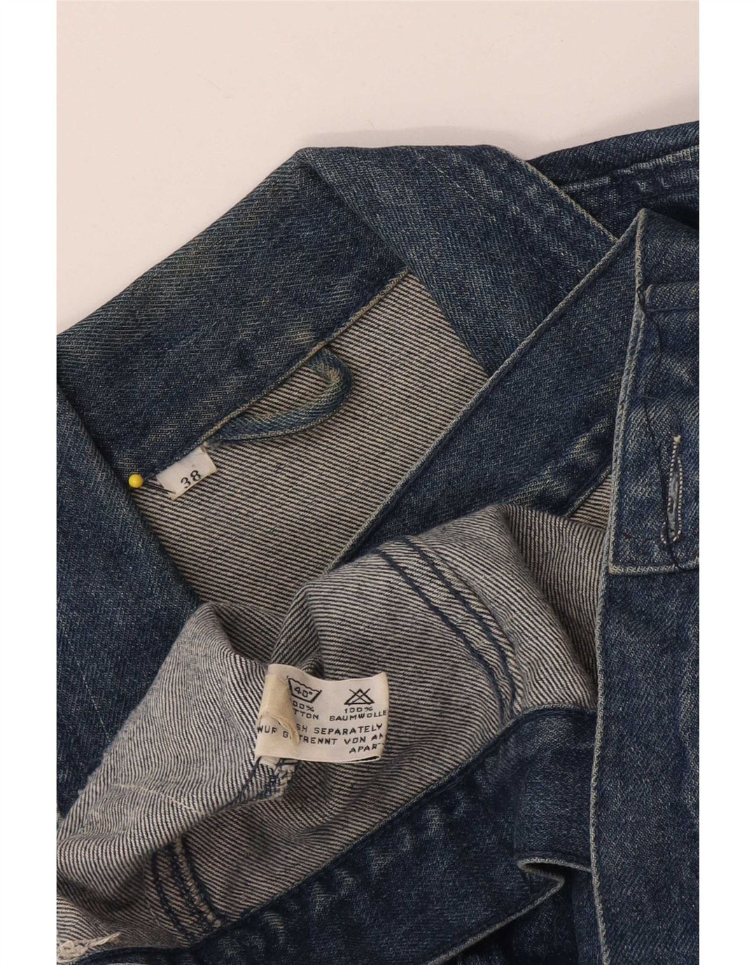 Мужская джинсовая куртка Esprit UK 38, средний синий хлопок