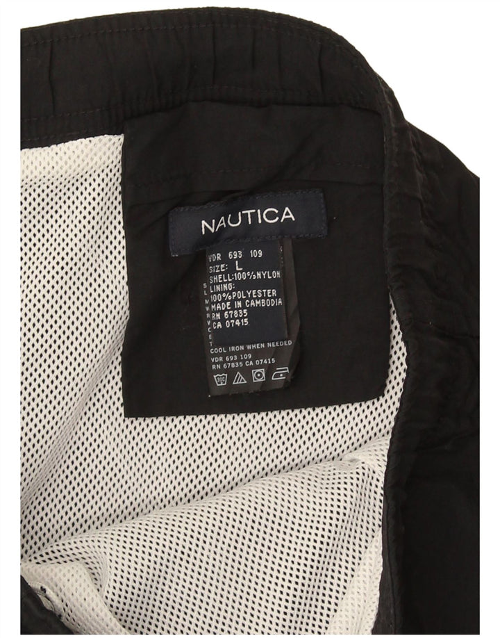 Мужские шорты для плавания Nautica, большие черные нейлоновые