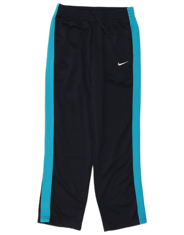 Женские спортивные брюки Nike UK 10, маленькие черные полиэстер с цветными блоками