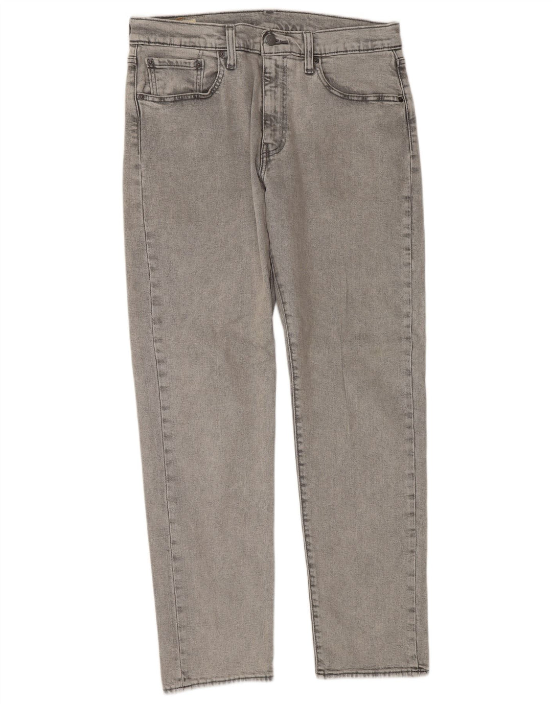 Мужские зауженные джинсы Levi's 502 W33 L32 Серые хлопковые