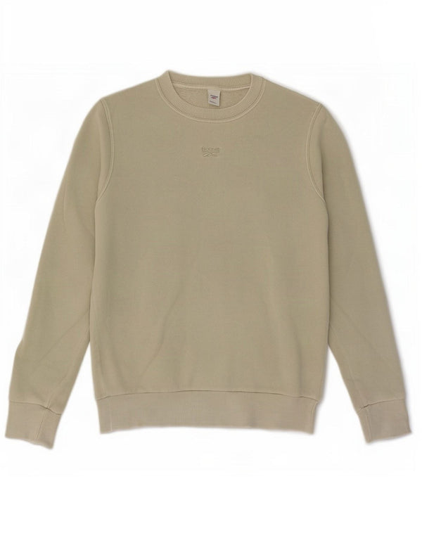Женский свитер оверсайз Reebok UK 4/6 XS, зеленый хлопок