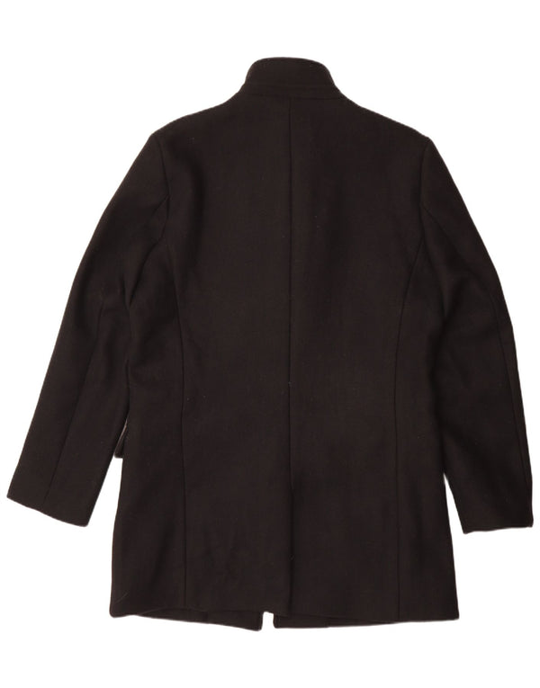 Мужское пальто Selected Homme UK 42 XL, черное шерстяное