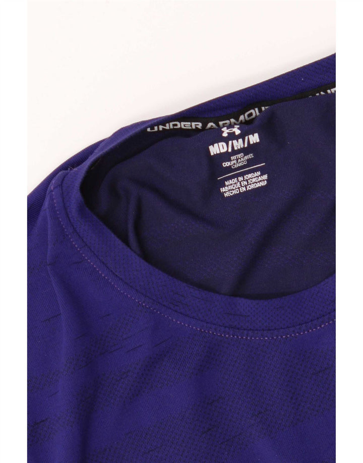 Мужская футболка Under Armour Top Medium Темно-синяя в полоску