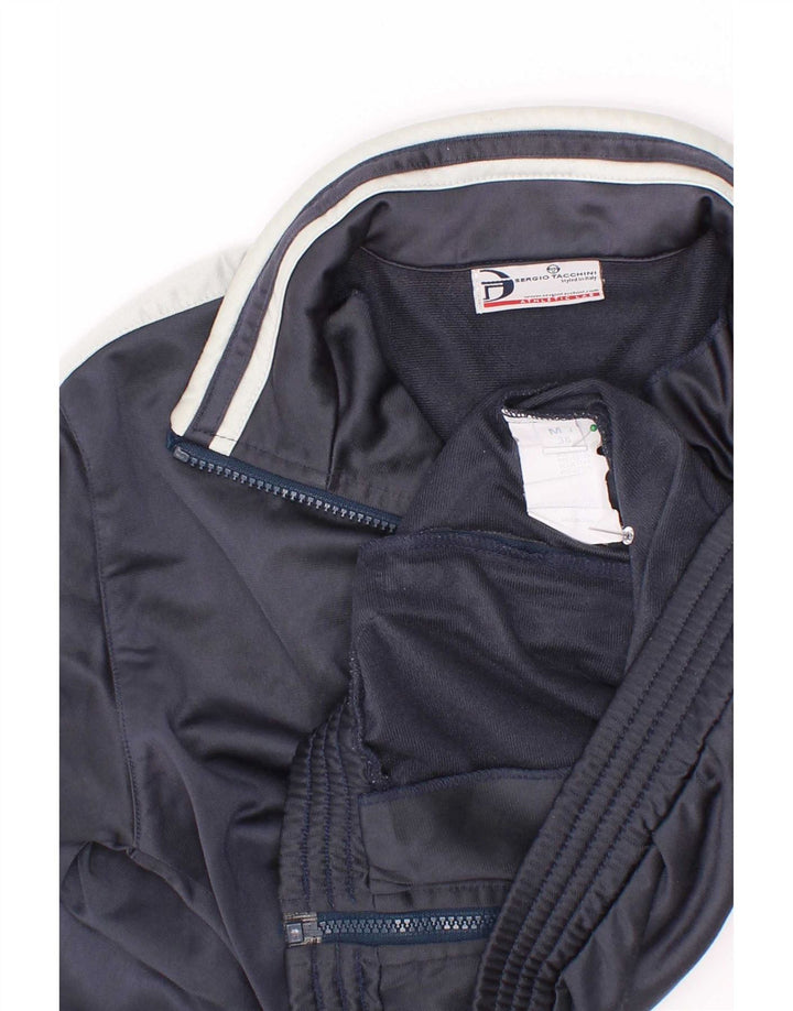 Спортивный костюм Sergio Tacchini для мальчиков, верхняя куртка 11–12 лет, средний темно-синий цвет