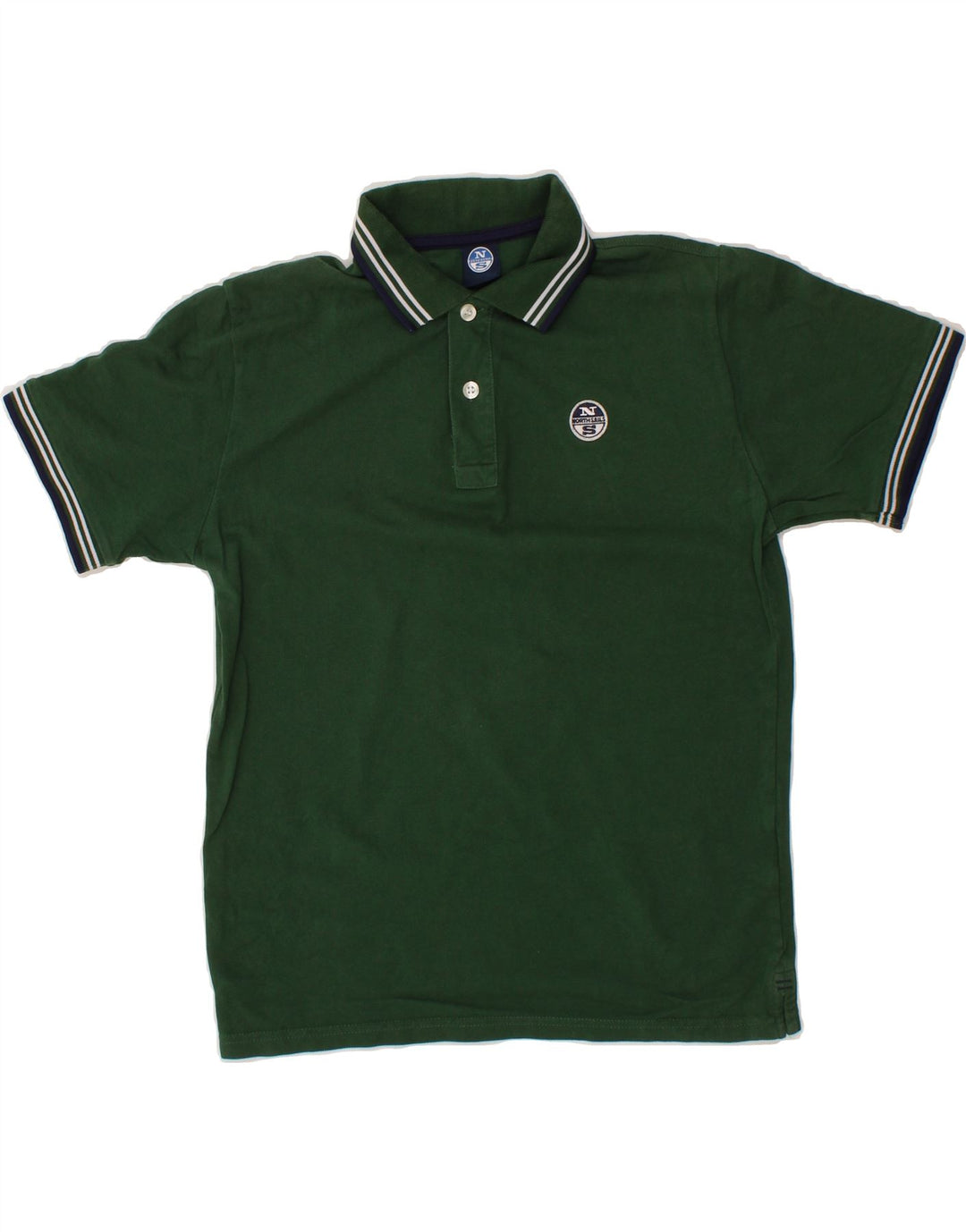 NORTH SAILS Mens Polo Shirt Small Green Cotton Vintage North Sails and Second-Hand North Sails from Messina Hembry 