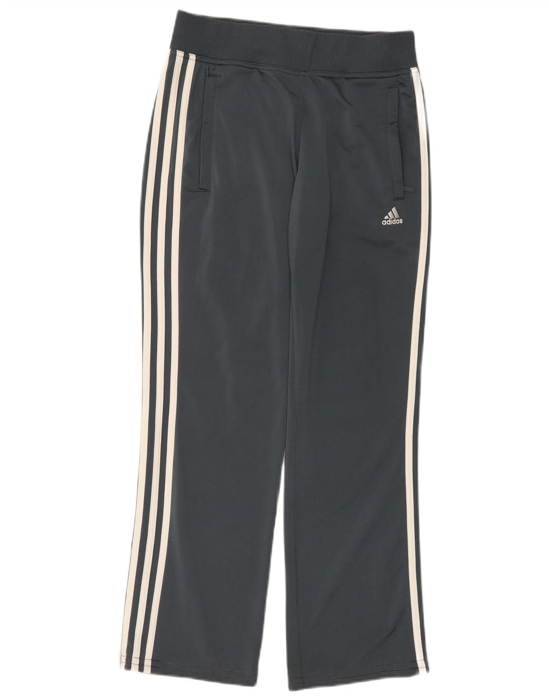 Женские спортивные брюки Adidas UK 10, маленький серый полиэстер