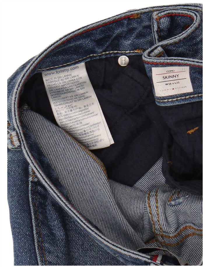 Женские джинсы скинни TOMMY HILFIGER Como W26 L32, синий хлопок