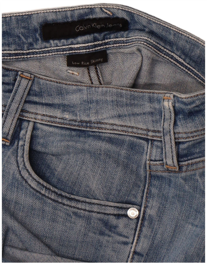 Женские джинсы скинни Calvin Klein W30 L26 синие