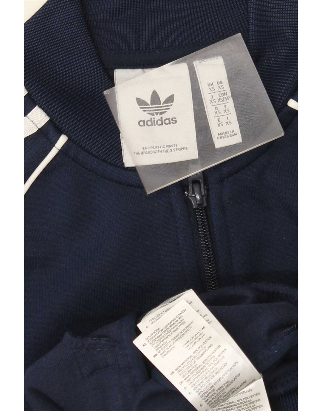 Adidas Мужской спортивный костюм Top Jacket XS Темно-синий полиэстер