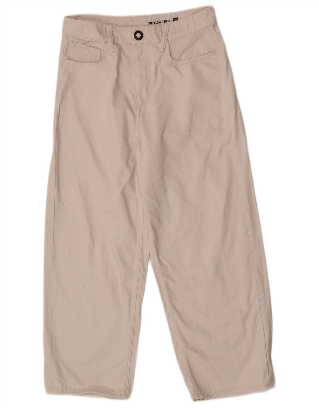 Мужские укороченные джинсы Volcom W30 L25, белый хлопок