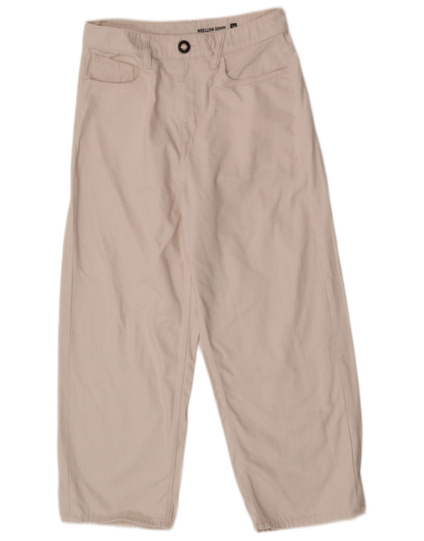 Мужские укороченные джинсы Volcom W30 L25, белый хлопок