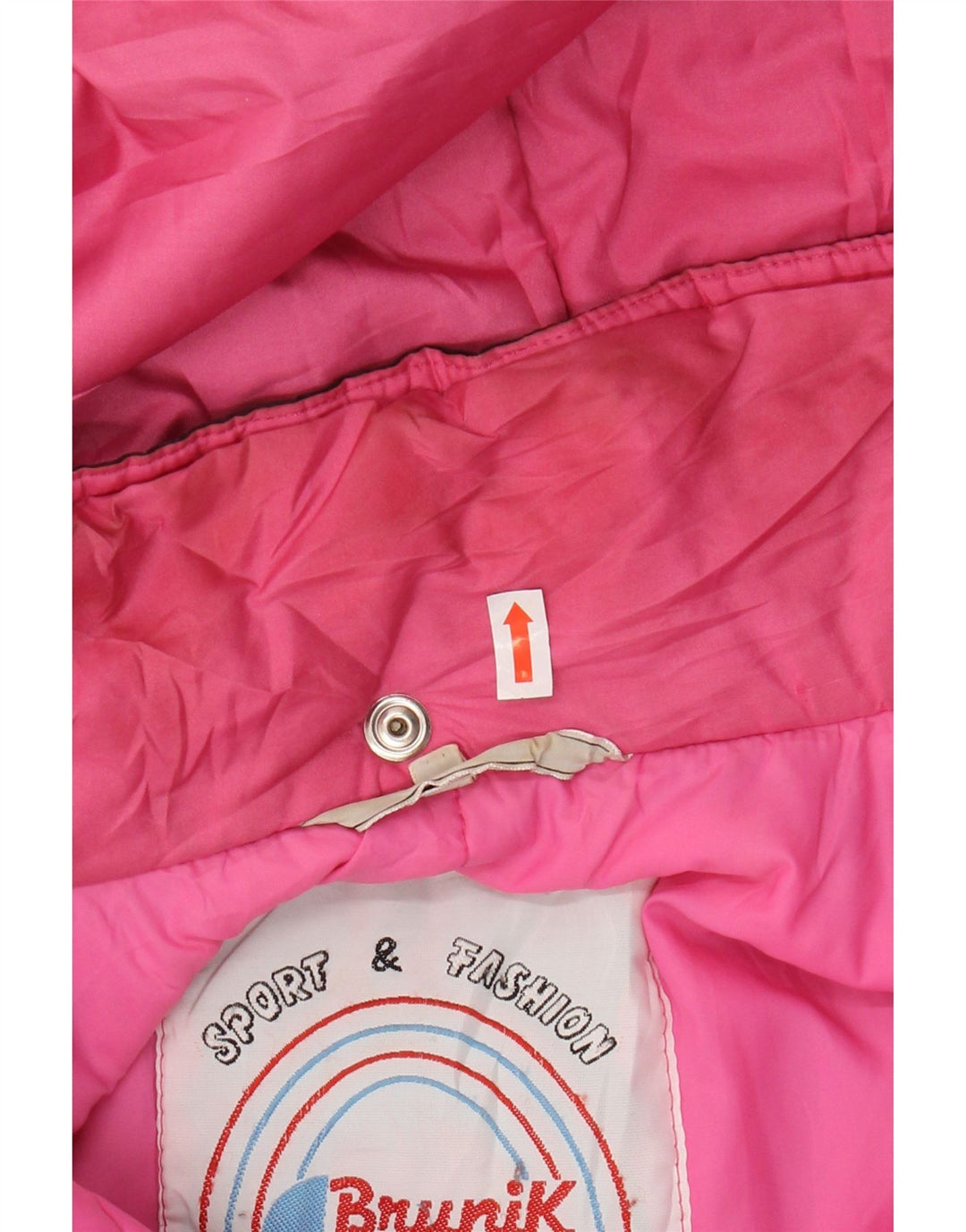 BRUNIK Женская ветровка оверсайз с капюшоном IT 42 Средний Черный