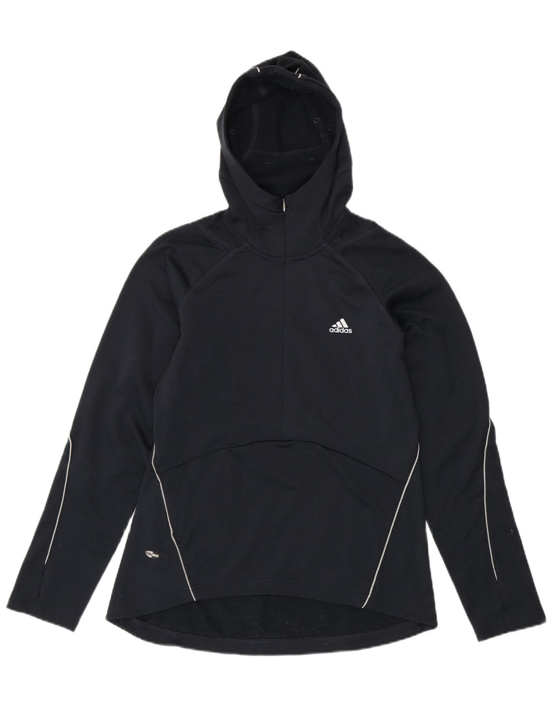 Женский джемпер с капюшоном ADIDAS Climawarm UK 12, средний, темно-синий