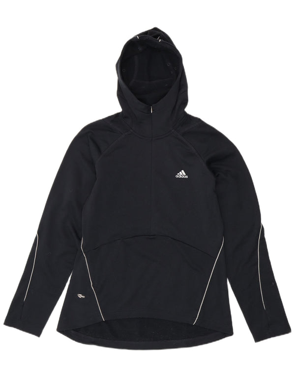 Женский джемпер с капюшоном ADIDAS Climawarm UK 12, средний, темно-синий