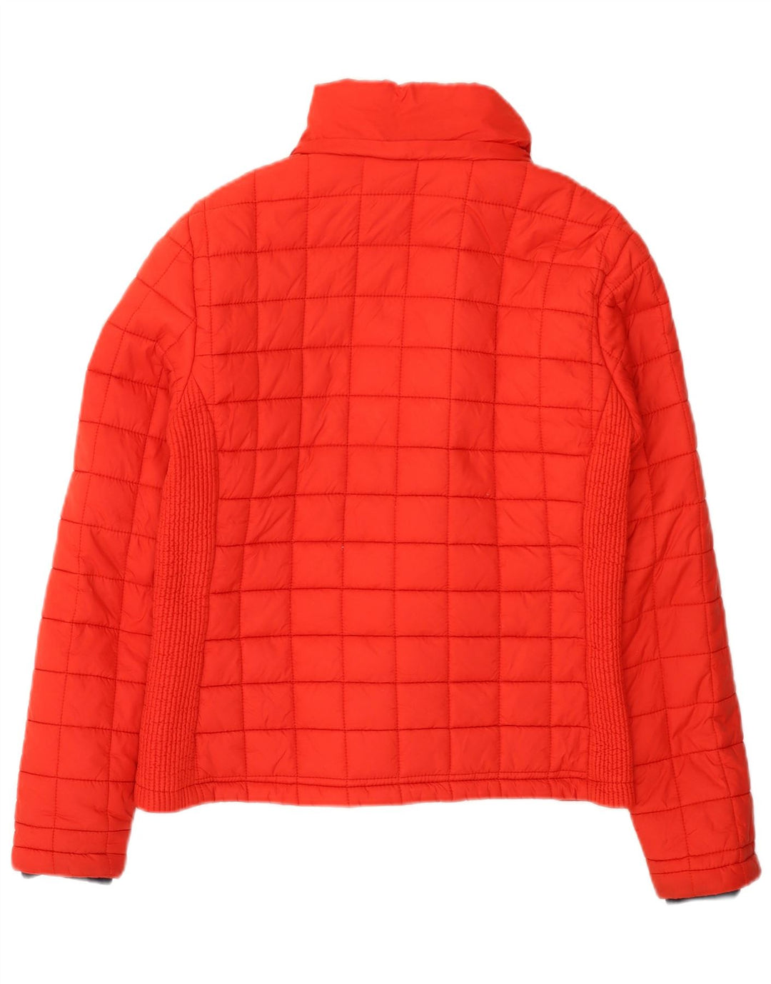 Женская стеганая куртка Superdry UK 14, большой красный нейлон