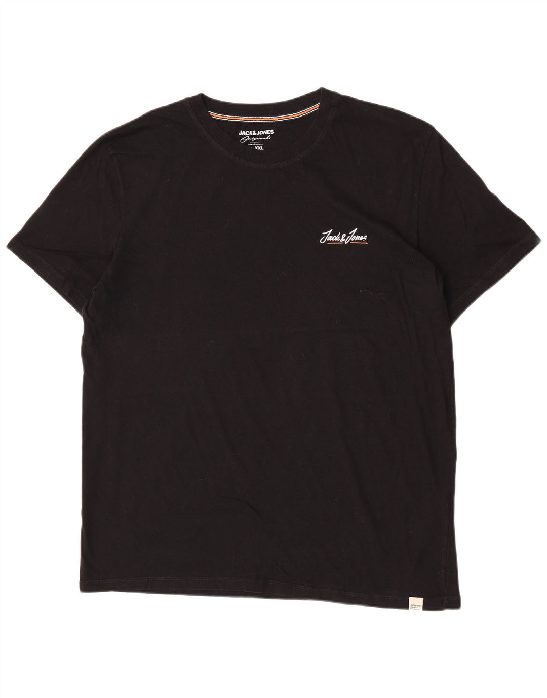 Мужская футболка Jack & Jones Top 2XL, черный хлопок