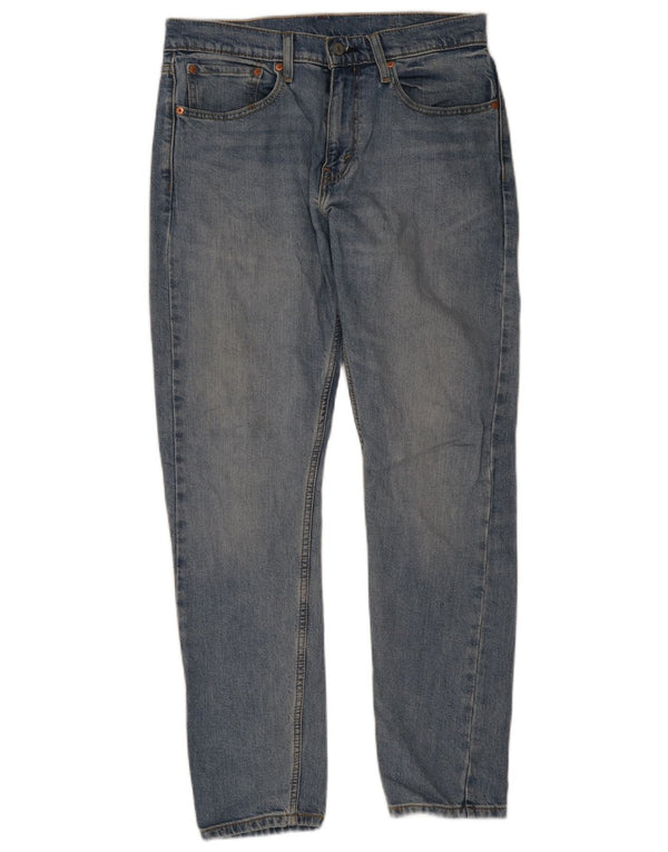 Мужские зауженные зауженные джинсы Levi's 512 W31 L31 синие, хлопок