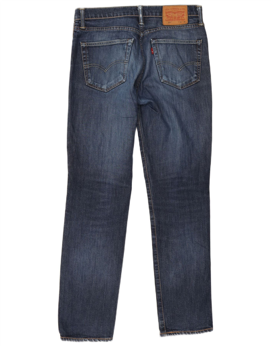 Мужские джинсы Levi's 511 Slim W32 L32 Темно-синие, хлопок