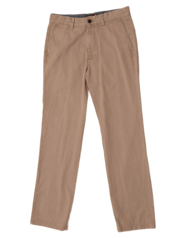 Мужские узкие брюки-чиносы Dockers W32 L34, бежевый хлопок