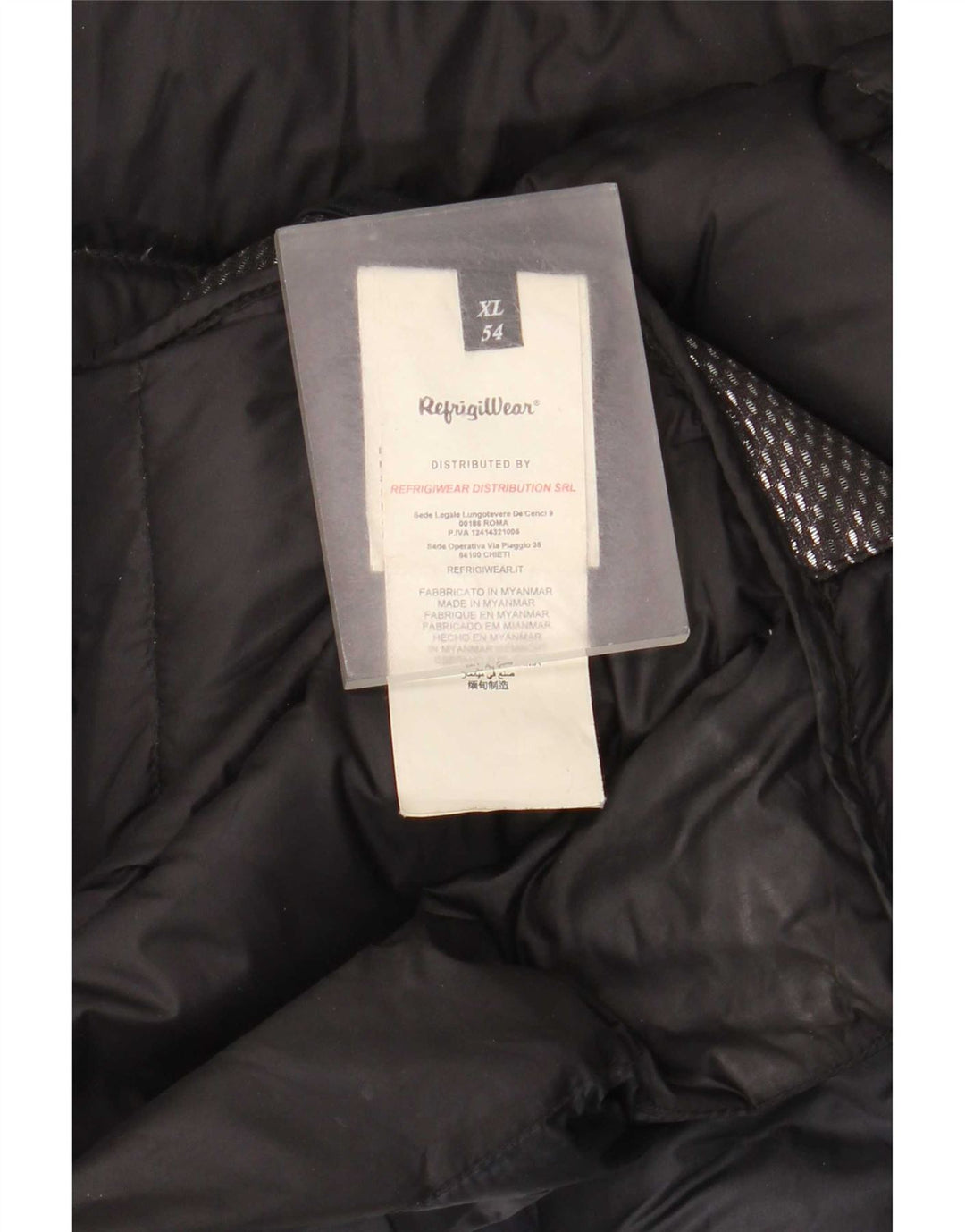 Refrigiwear Мужская утепленная куртка IT 54 XL Темно-синий Полиамид