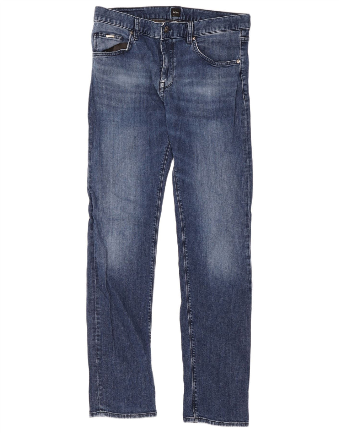 Мужские узкие джинсы Hugo Boss W34 L32 синие