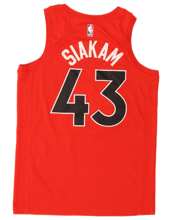 Мужской жилет с графикой Nike Toronto Raptors, средний красный полиэстер с цветными блоками