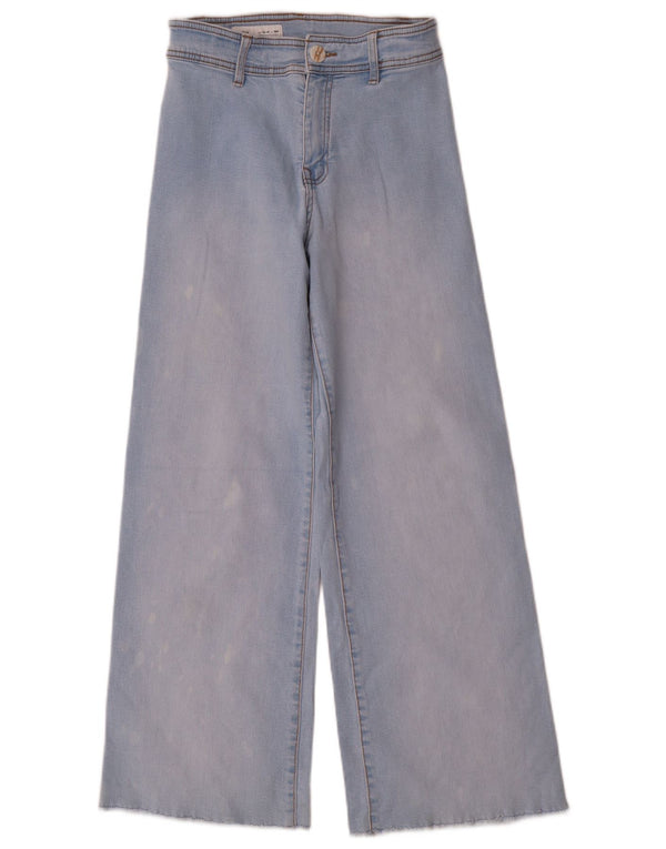 Широкие джинсы Zara для девочек 13-14 лет W26 L29 Синие