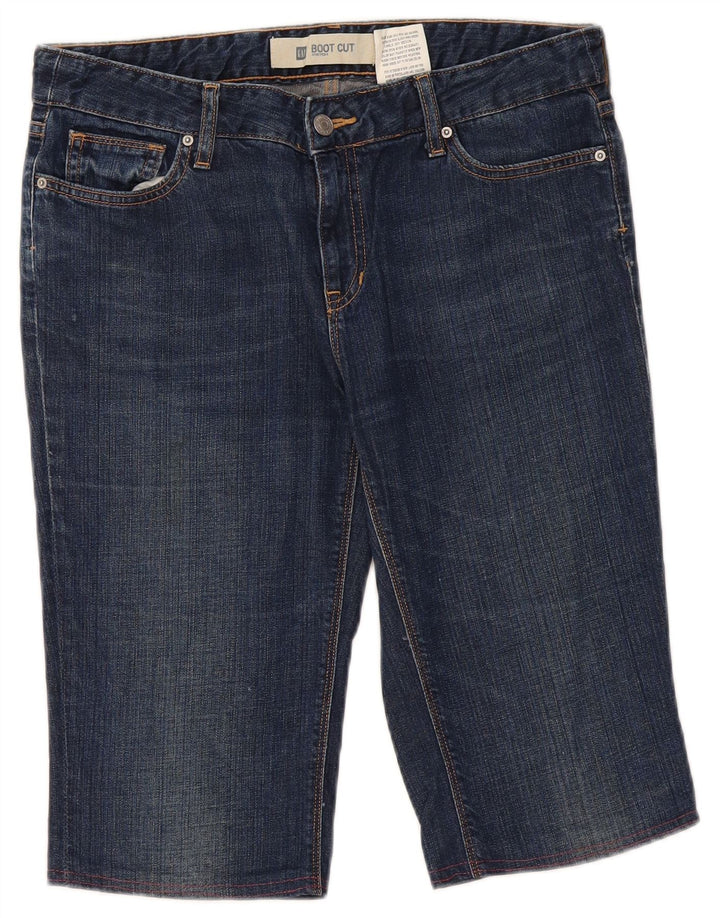 Женские джинсовые шорты Gap W30, хлопковые, среднего синего цвета