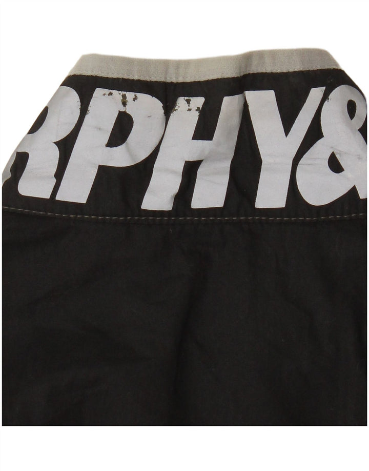 Женский бомбер Murphy & Nye с графическим рисунком UK 18 XL, черный хлопок