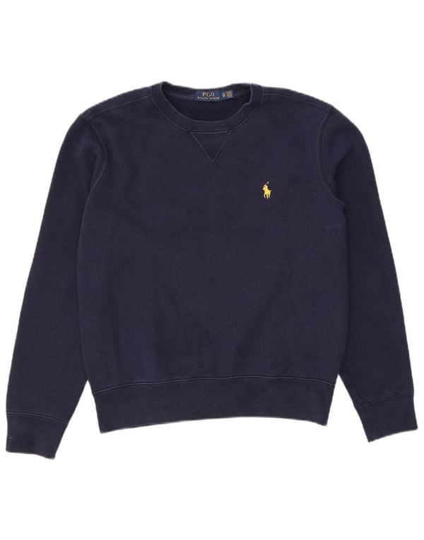 Женский свитер оверсайз Polo Ralph Lauren UK 6 XS Темно-синий