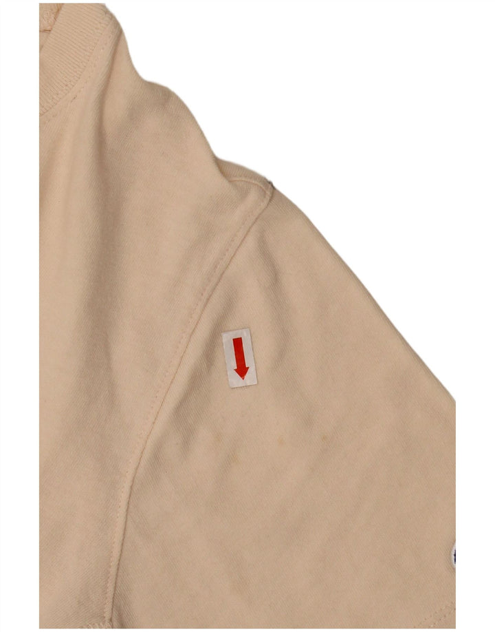 Женская футболка Champion UK 16, большой размер, бежевый хлопок