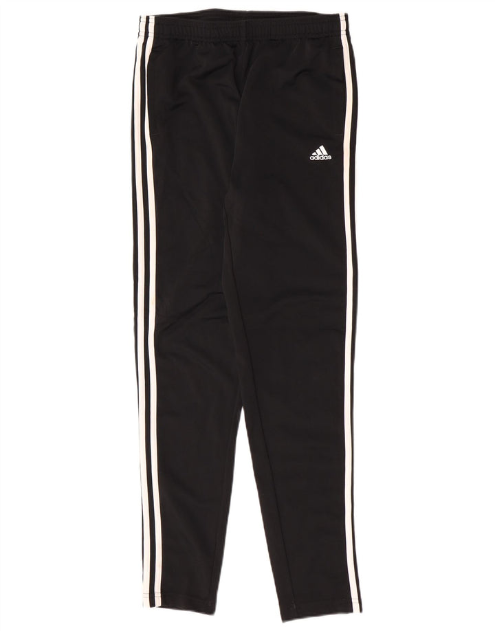 Спортивные брюки приталенного кроя Adidas для мальчиков 13-14 лет, черный полиэстер