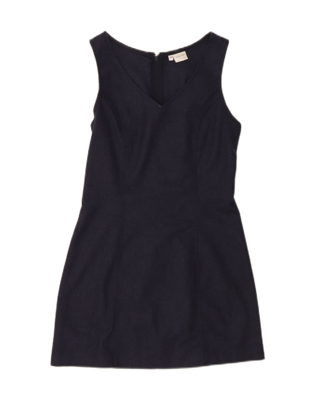 BENETTON Womens Sleeveless Sheath Dress IT 40 Small Navy Blue Vintage Benetton and Second-Hand Benetton from Messina Hembry 