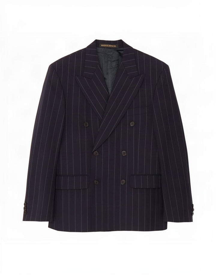 Мужской пиджак Marks & Spencer St. Michael, Великобритания 36, маленький, темно-синий