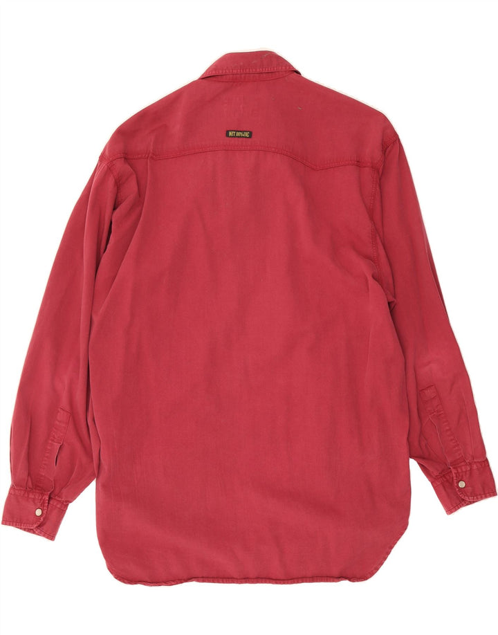 WIT BOY Mens Shirt Large Red Vintage Wit Boy and Second-Hand Wit Boy from Messina Hembry 