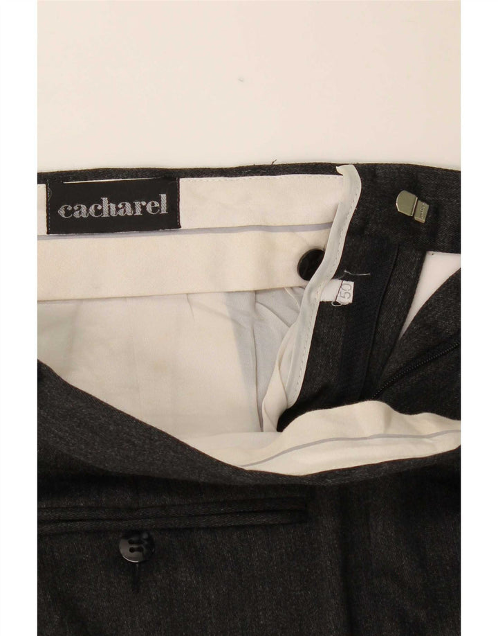Cacharel Мужские костюмные брюки с привязкой IT 50 Large W34 L31 Серые