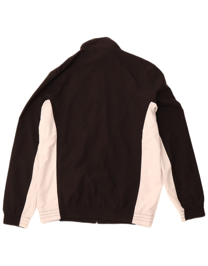 Спортивный костюм PUMA для мальчиков с графическим рисунком, верхняя куртка 15–16 лет, черный с цветными блоками