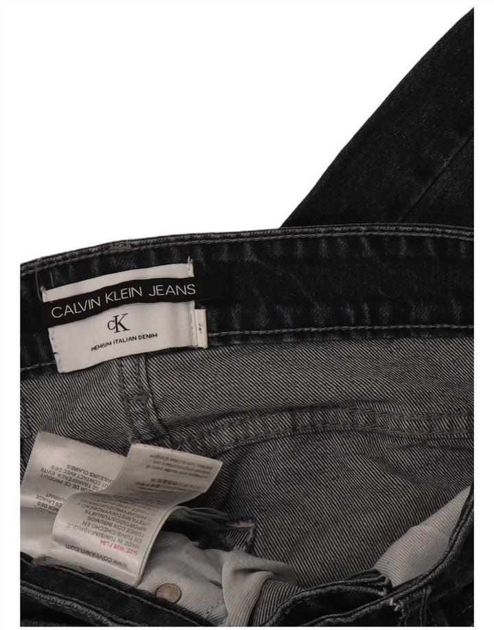Мужские узкие джинсы Calvin Klein W30 L28, темно-синий хлопок