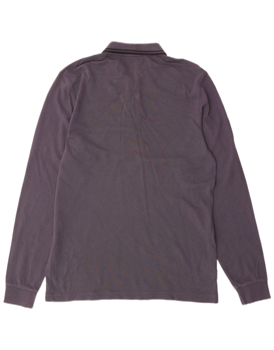 Мужская рубашка-поло с длинным рукавом Fred Perry, большой серый хлопок