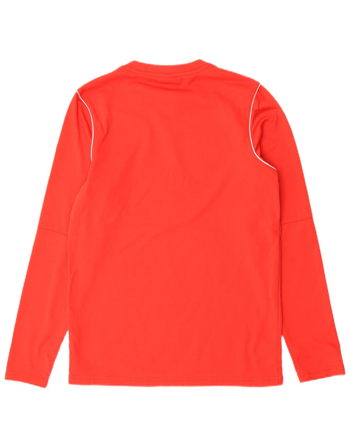 Мужской топ Nike Dri Fit с длинным рукавом, маленький красный, полиэстер